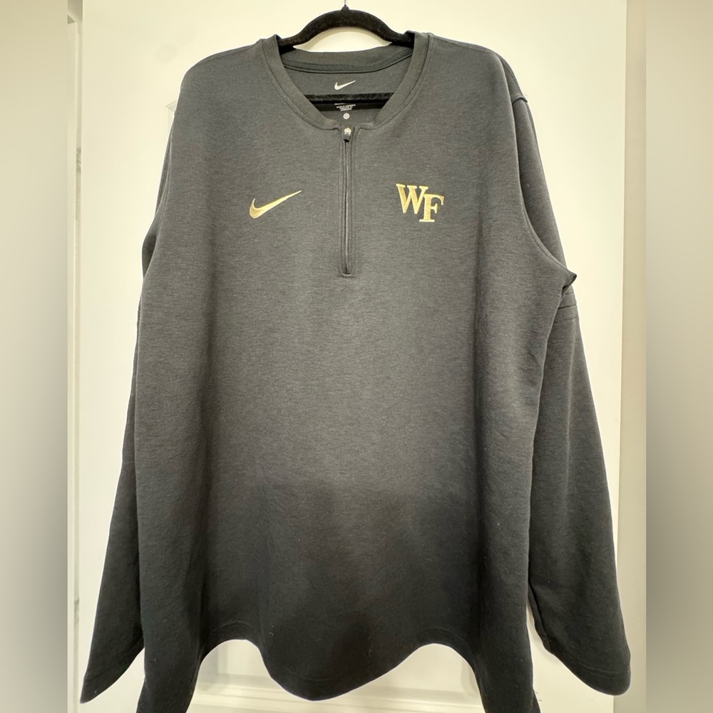 Wake Forest quarter zip w/ embroidered logo